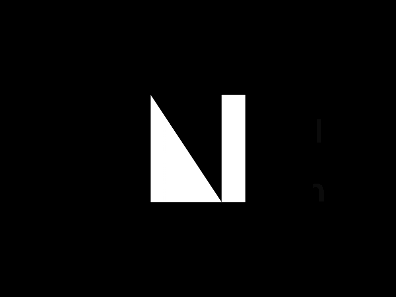 Nordic Museum animated logo sliding in and displaying in multiple colorways